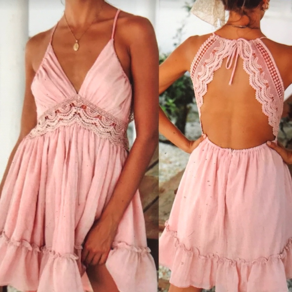 Brand New Women’s Sleeveless Lace Dress - Picture 2 of 5